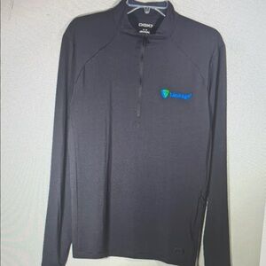 OGIO Charcoal Long Sleeve with Blue Logo